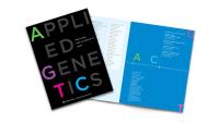 Cover and inside pages of the Precision Ophthalmology 2020: Applied Genetics book.